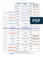 Spring 2022 Calendar PSYC 3315