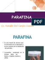 Clase 4 - Parafina