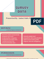 Survey Data Omset Pedagang Kaki Lima