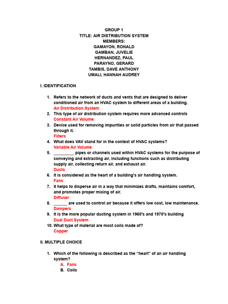 Air Distribution System Guide | PDF | Duct (Flow) | Air Conditioning