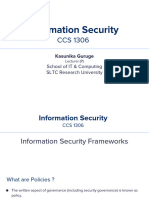 03 - Lec01 - Information Security Frameworks