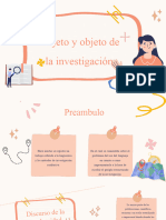 Sujeto y Objeto de La Investigación