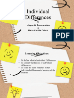 Individual Differences 2