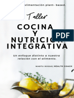 Recetario Taller Nutrición Integrativa