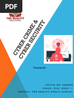 Cyber Crime & Cyber Cecurity Aditya