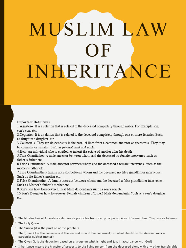 Islamic Inheritance Law Overview | PDF | Islamic Jurisprudence | Justice