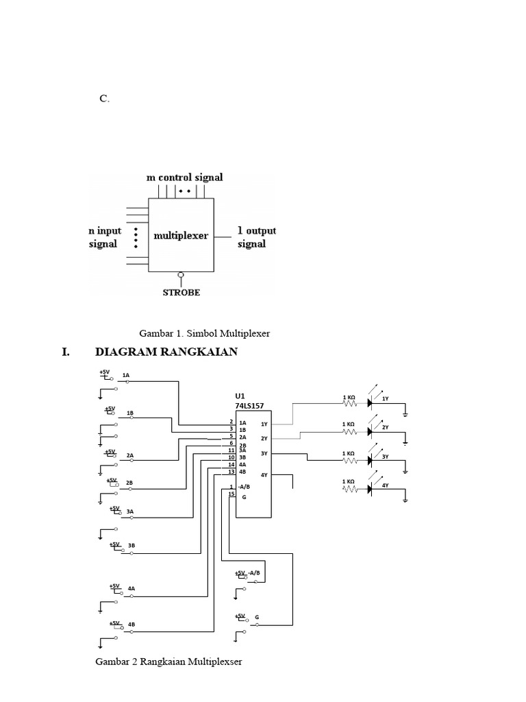 Simulasi Rangkaian Multiplexer Digital | PDF