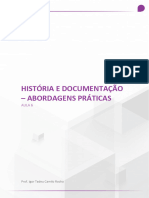 História e Documentação - Abordagens Práticas