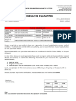 Non Issuance Guarantee Letter