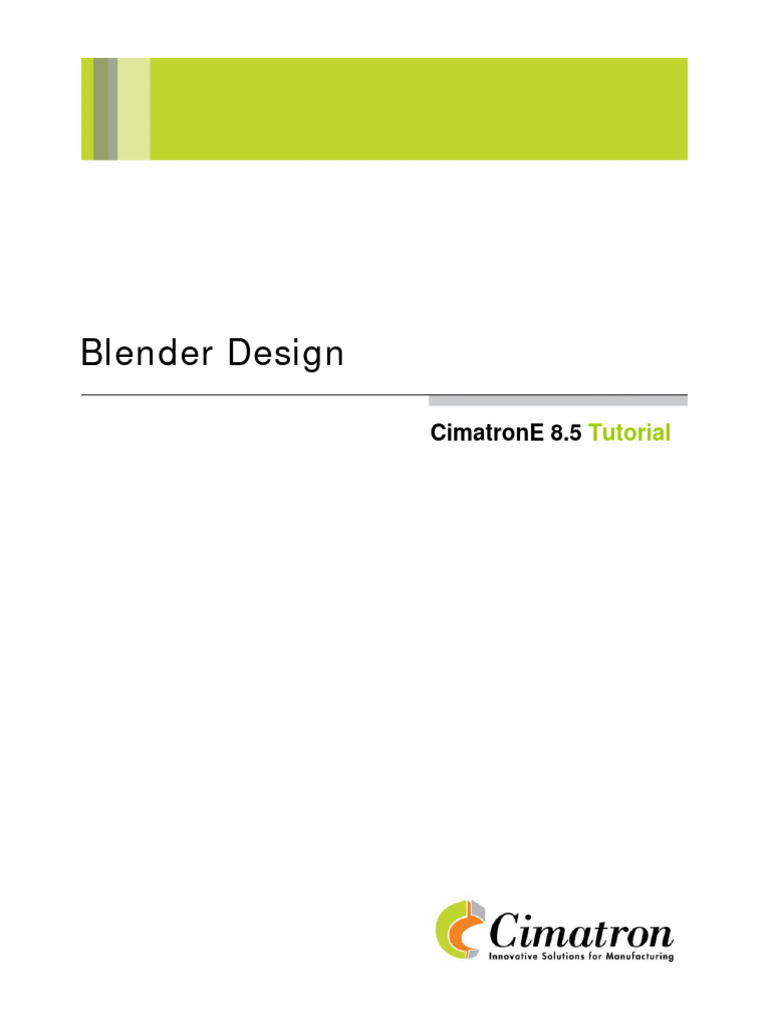 CIMATRON Blender | PDF | Cartesian Coordinate System | Parameter (Computer  Programming)