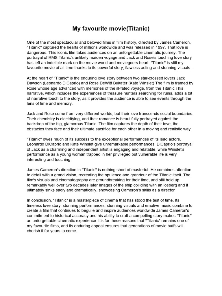 my-favourite-movie-titanic-pdf