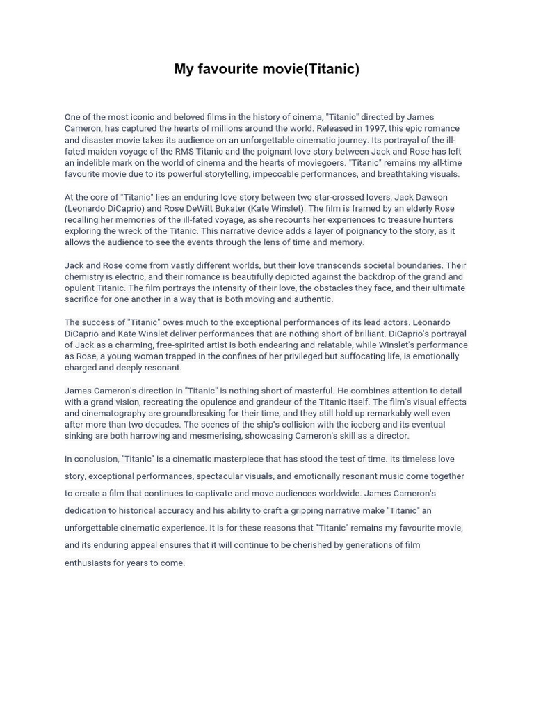 my-favourite-movie-titanic-pdf