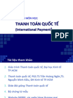 TAI LIEU THANH TOAN QUOC TE - Slide