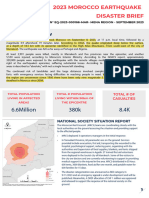 Morocco - Earthquake - Disaster Brief - September - 2023