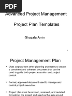 Advanced Project Management (Project Plan Templates)