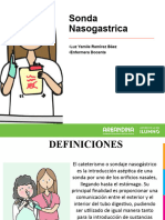 Sonda Nasogastrica 4 de Diciembre