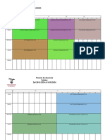  Horario