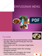 Penyusunan Menu