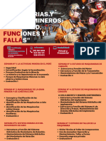 Brochure Maquinarias y Equipos Mineros Seguridad, Funciones y Fallas