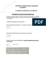 Examen Final de Análisis Matemático