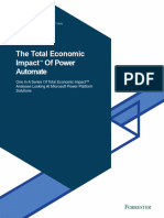 Estudio Forrester - The Total Economic Impact of Power Automate