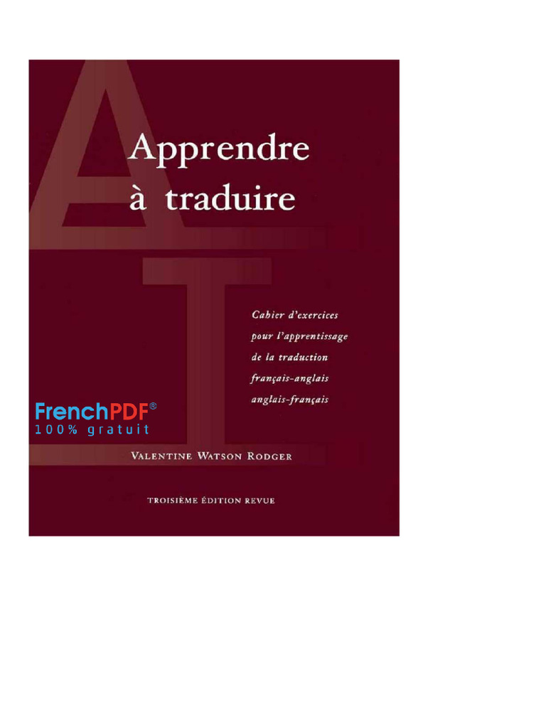Apprendre Traduire FrenchPDF | PDF