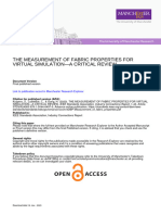 3DBP Measurement of Fabric Properties