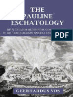 Geerhardus Vos-La Escatología Paulina