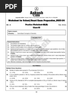 Master WS-01 (B) - Chemistry - XIth - Some Basic Concepts of Chemistry