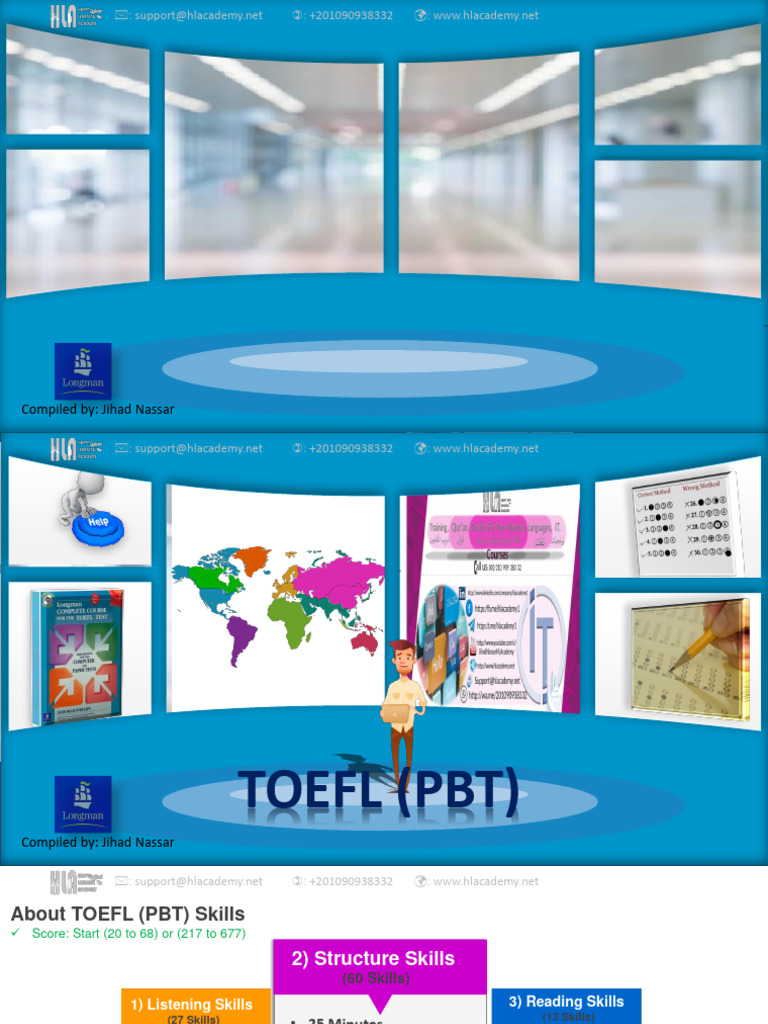 1 Toefl Listening Skills Pdf Test Of English As A Foreign Language