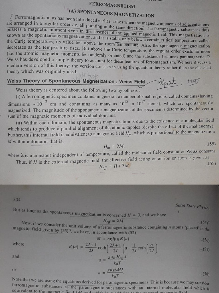 Ferromagnetism | PDF