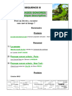 III - 19.20 Paysages Sonores - Fiches 1 Et 2