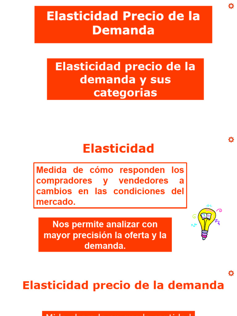 Elasticidad Precio de la Demanda | PDF | Elasticidad (economía ...