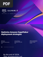 1 - Optimize Amazon SageMaker Deployment Strategies