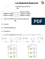 Electricity Magnetism HW