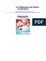 Test Bank For Phlebotomy 4th Edition by Warekois