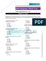 CDS English Full Length Mock Test 04