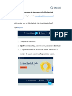 Instructivo Estudiantes Activacion de Licencias Cuenta en Oxford English Hub
