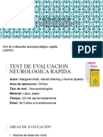 Test de Evaluacion Neuropsicologica Rapida ORIGINAL