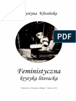 Feministyczna Krytyka Literacka