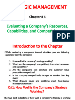 Strategic Management: Chapter # 4