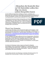 Verlieren Die Menschen Die Kontrolle Über Die Maschinen? KI-Entwickler Sollen Ihre Modelle Künftig Von Einem Sicherheitsinstitut Überprüfen Lassen