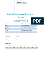 84 Identification of Ions and Gases Topic Booklet 1 CIE IGCSE Chemistry