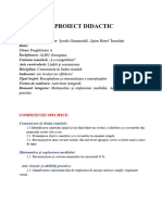 Proiect Didactic, Comunicare În Limba Română, 12.05.2021