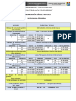 Inicial Primaria Calendar 2023