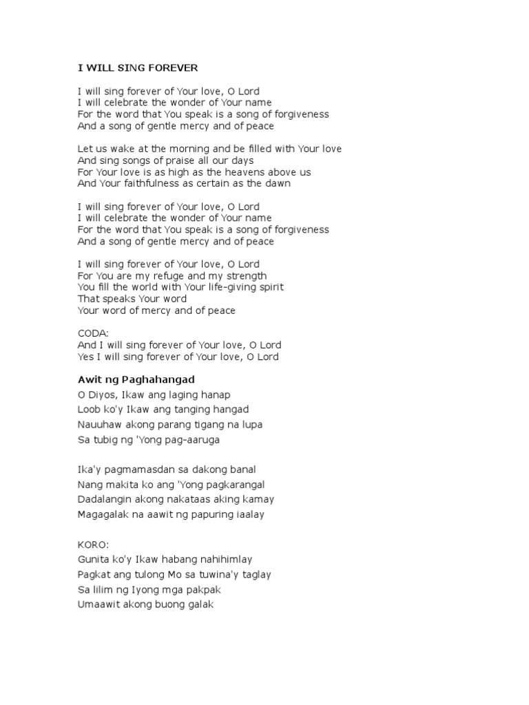 christian songs lyrics | pdf | heaven