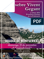 Pessebre Vivent Gegant Al Monestir de Montserrat
