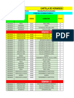 SEDE VILLA  hasta semana 14