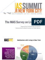 MAS Livability 2011 Survey for New York City - Presentation