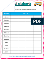 Actividades Mi Silabario Totalmentecreativos